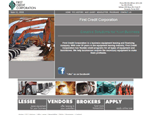 Tablet Screenshot of firstcredit.com
