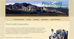 Desktop Screenshot of firstcredit.us